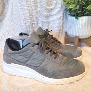 Common Projects Cross Trainer Leather Grey Sneakers $515 Men's Size 7 EUC